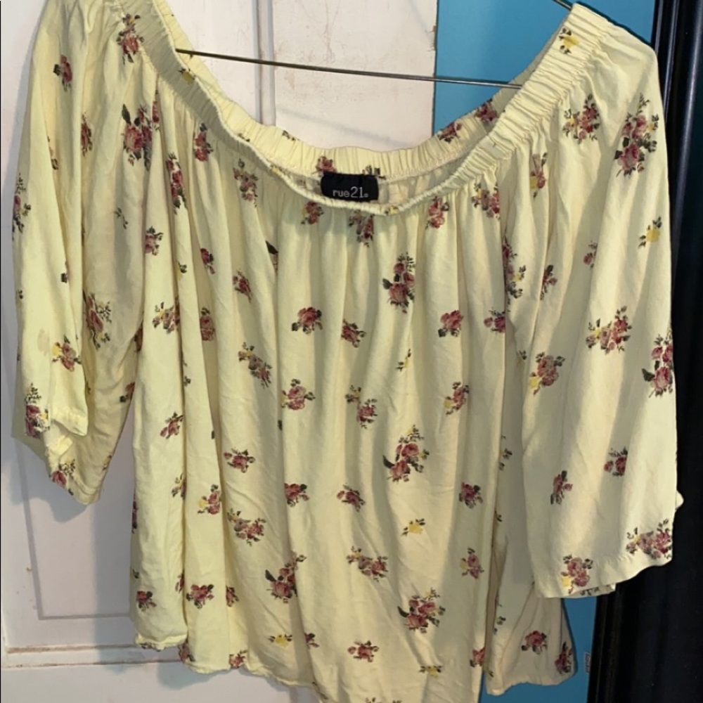 over the shoulder shirt